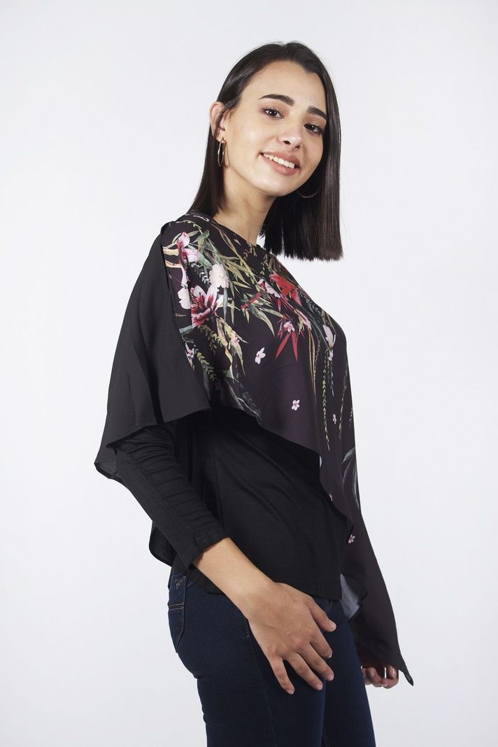 BLUSON TRAPECIO ESTAMPADO-2
