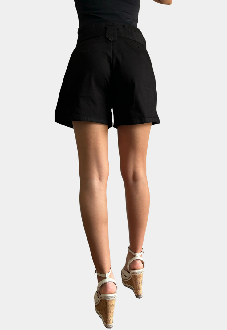 Short Pinzado  Tiro Alto Push Up Black Tentation-2