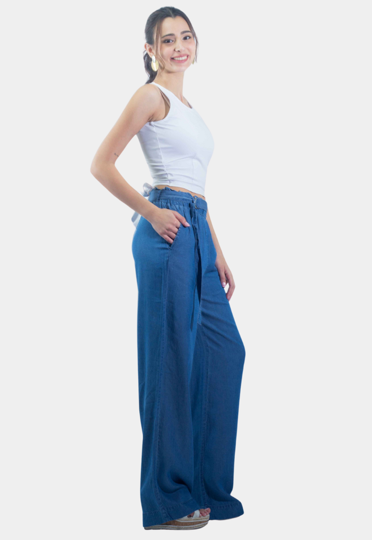 Pantalon Palazzo Tencel Tentation-1