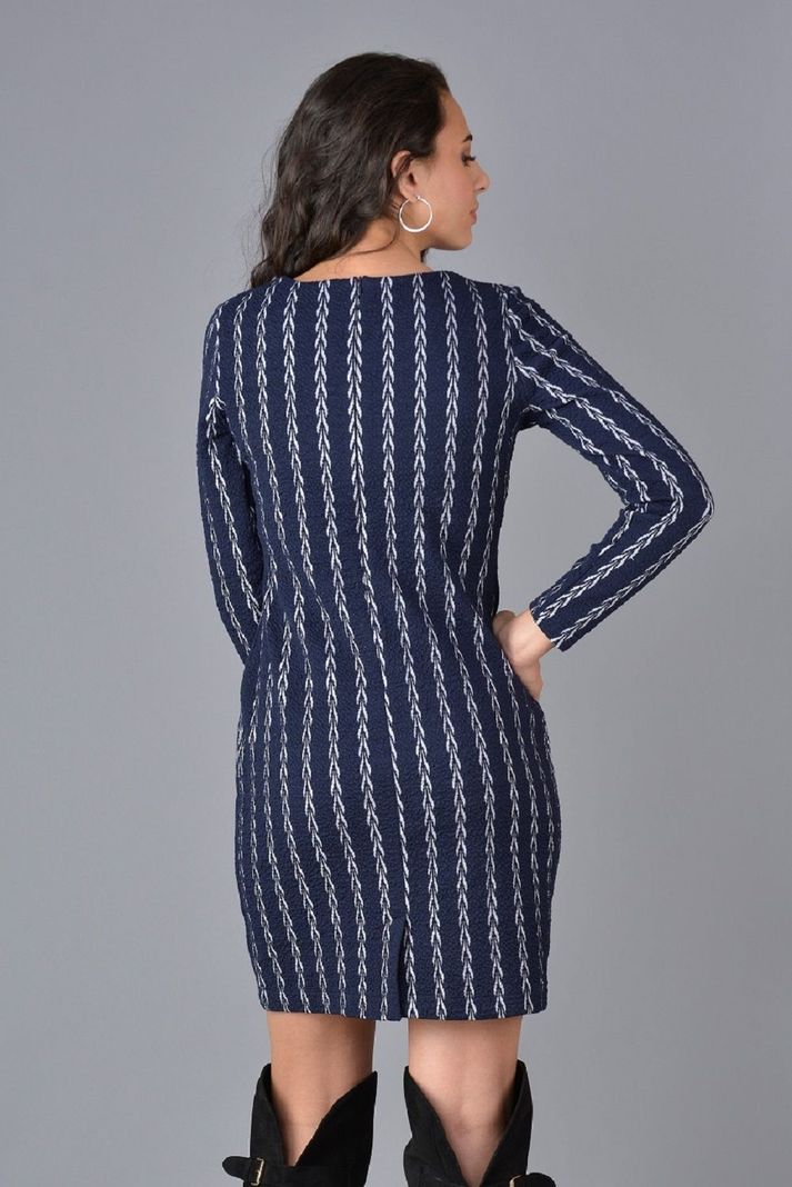 Vestido espiga azul-2