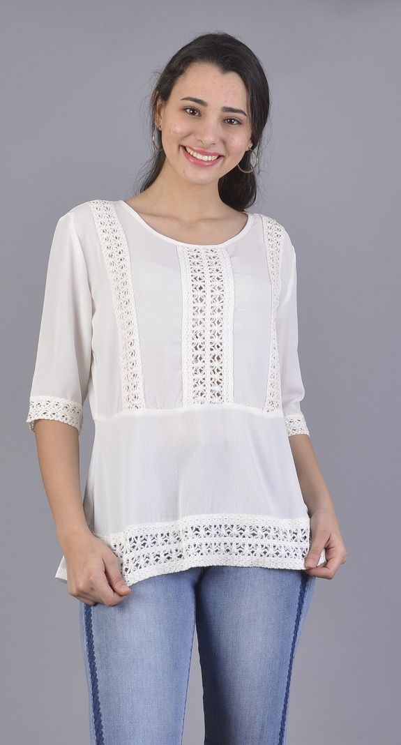 Bluson crochet blanco-0