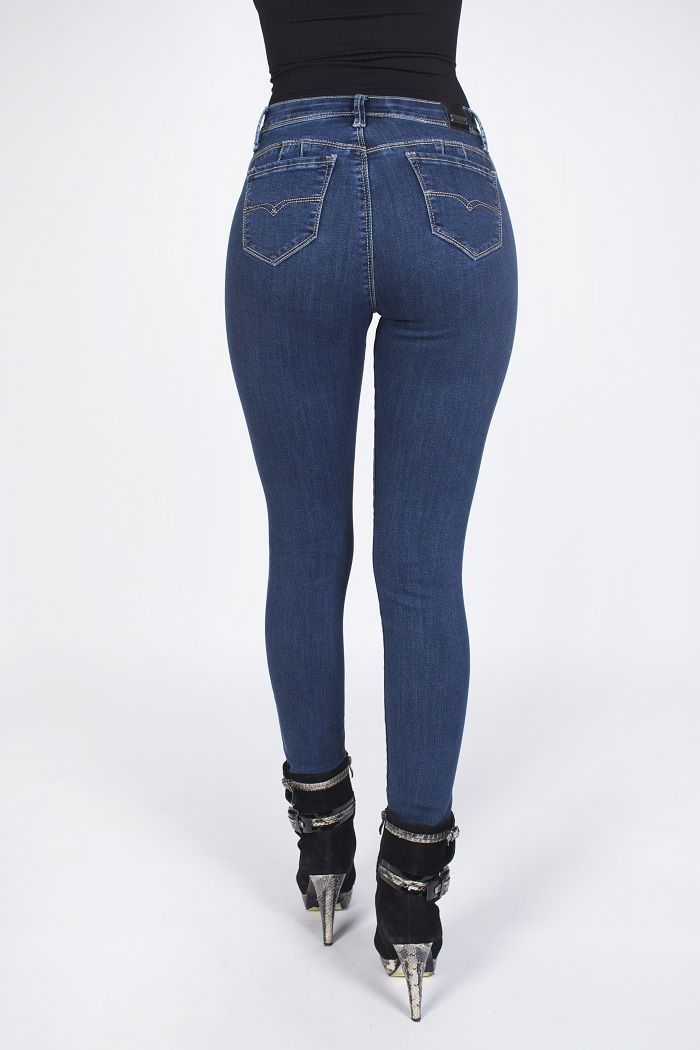 Jeans pitillo tiro alto -2
