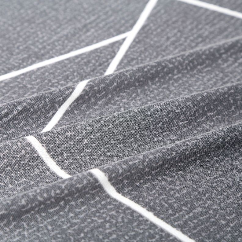 Funda Para Sofa Forma en L  Gris Lineas-3