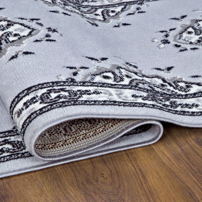 Alfombra Pasillo Kashan King 504 Gris 61 x 213 cm-2