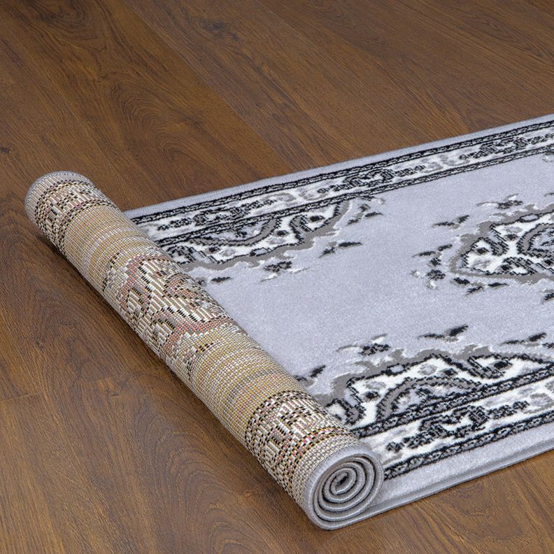 Alfombra Pasillo Kashan King 504 Gris 61 x 213 cm-4