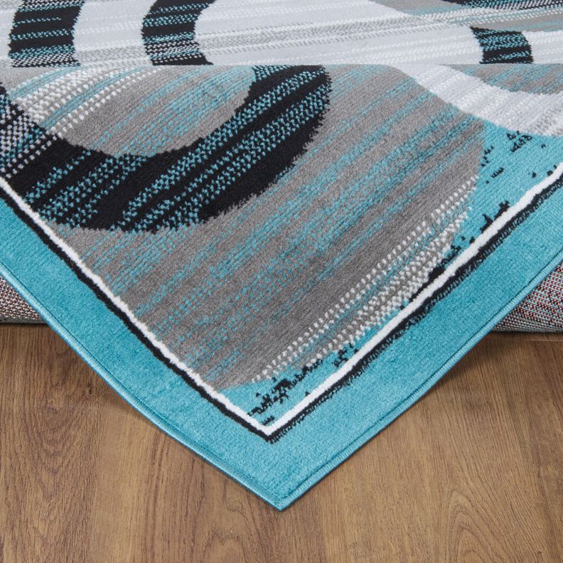 Alfombra Kashan King Azul 200 x 290 cm-3