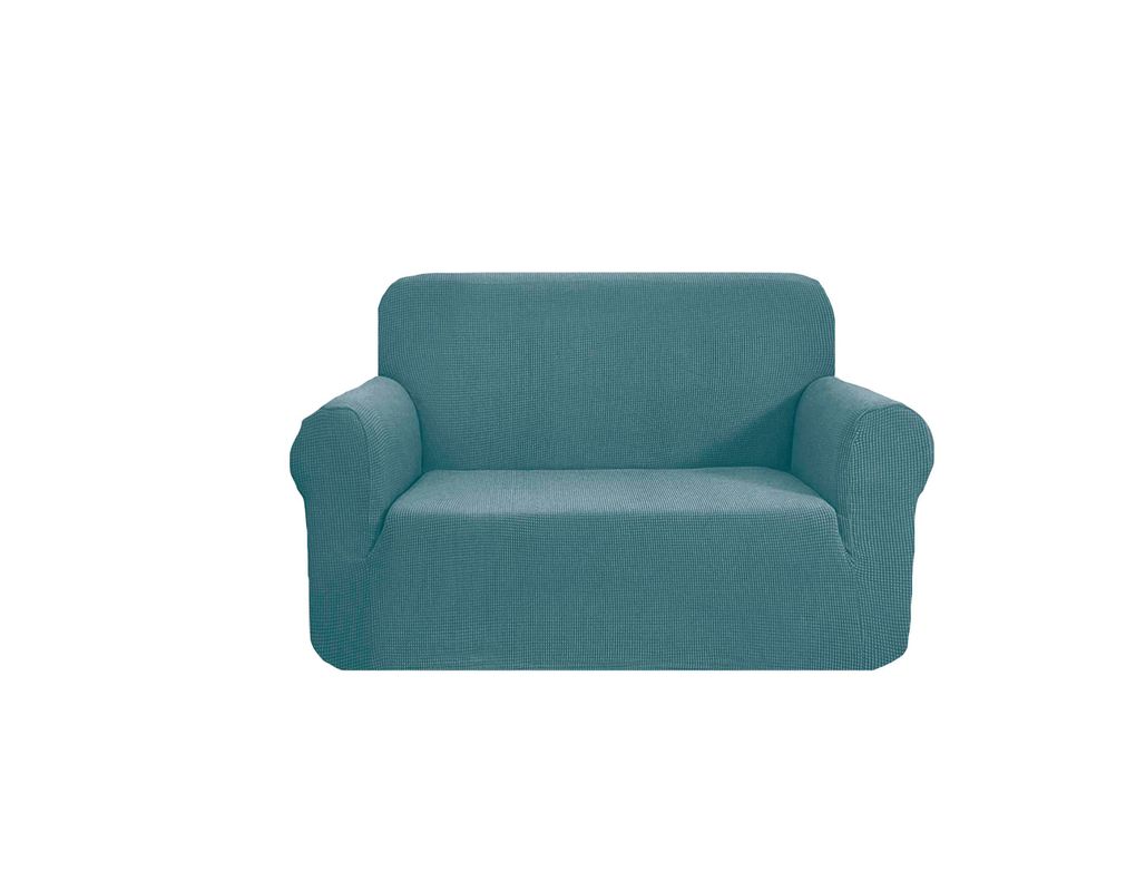 Funda para sofá 1 cuerpo turquesa 78 x 85 cm-0