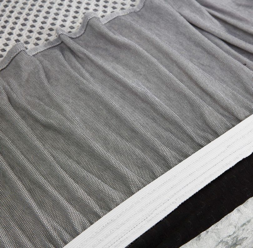 Funda para sofá 2 cuerpos blanco 85 x 135 cm-4