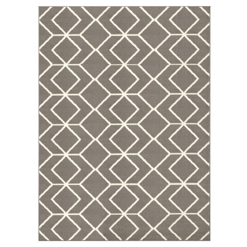 Alfombra Kashan King 507 Gris 244 x 305 cm-0
