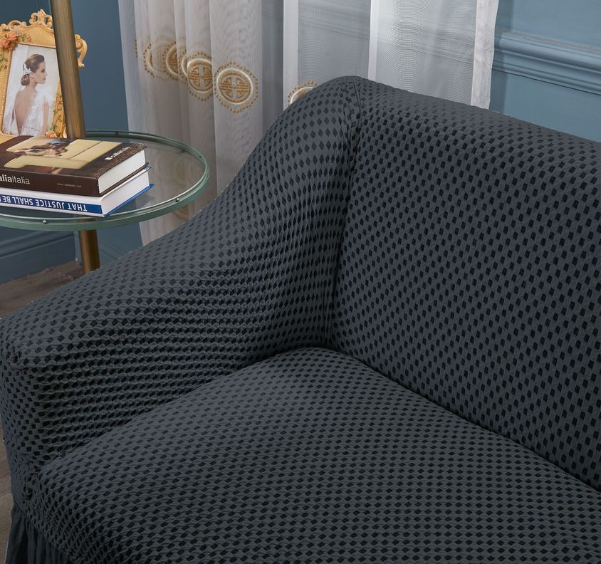 Funda para sofá 1 cuerpo gris 78 x 85 cm-2