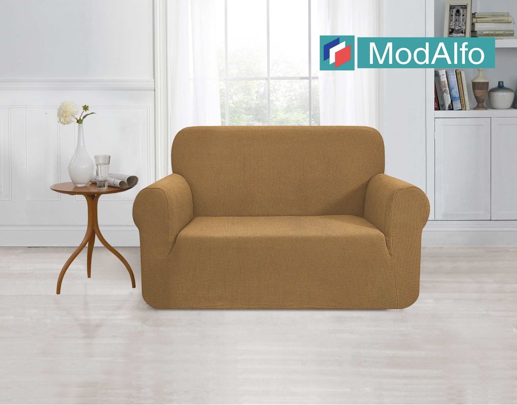 Funda para sofá 1 cuerpo café 78 x 85 cm-1