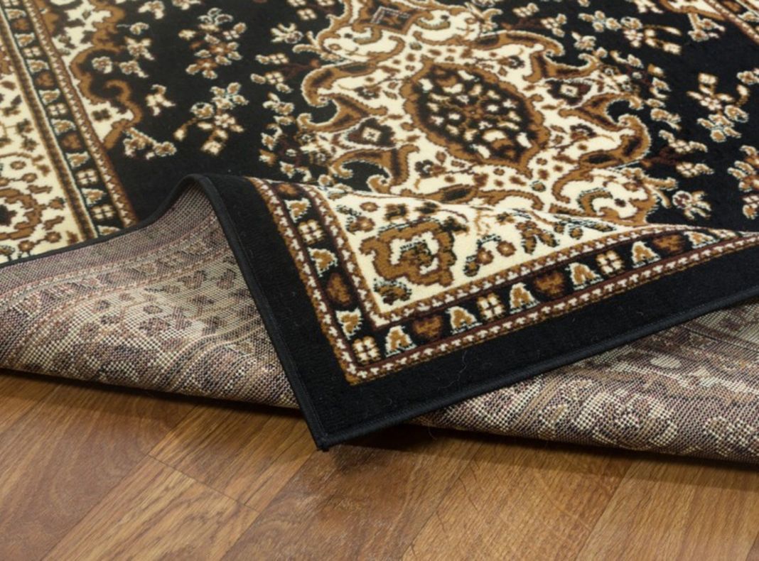 Alfombra Kashan King 504 Negra 153 x 213 cm-3