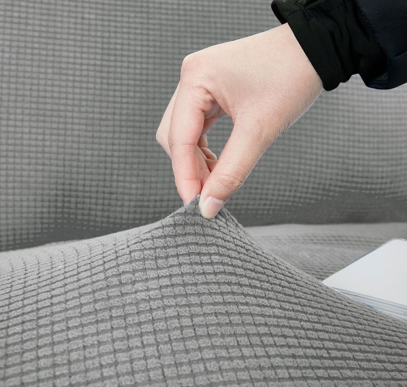 Funda para sofá 1 cuerpo gris 78 x 85 cm-3