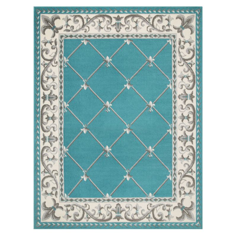 Alfombra Kashan King 503 Azul 200 x 290 cm-0