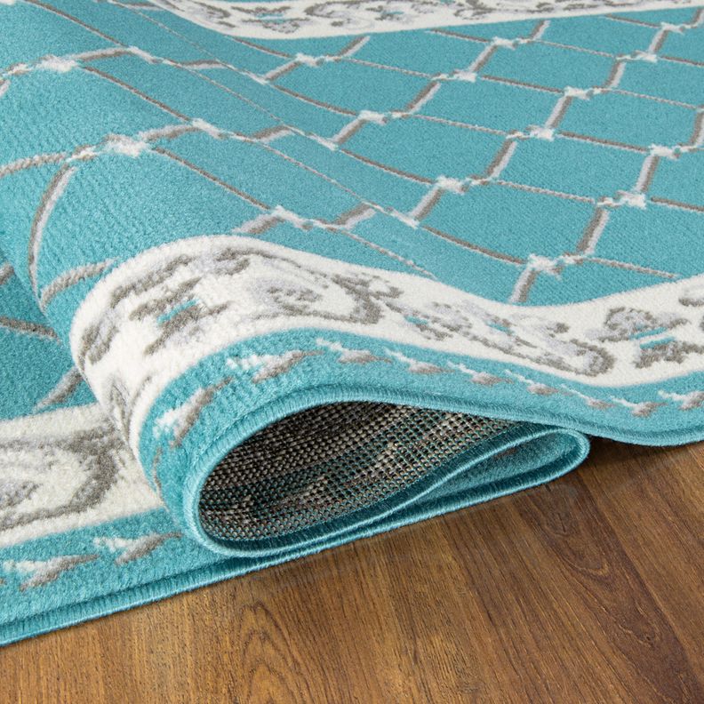 Alfombra Kashan King 503 Azul 200 x 290 cm-2