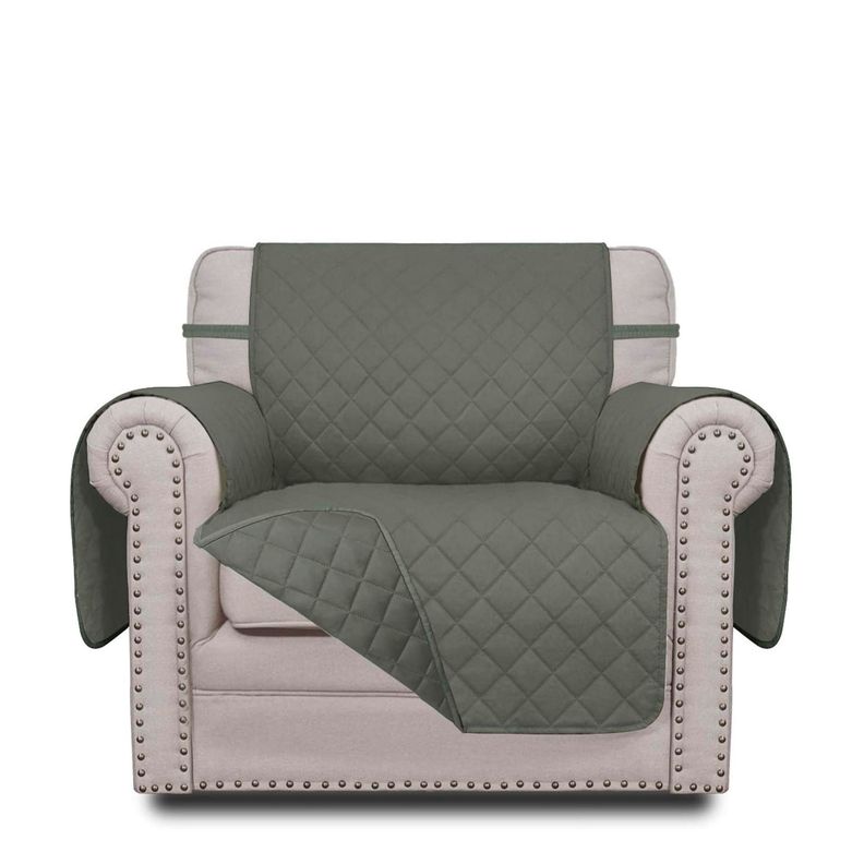 Funda para sofá 1 cuerpo gris 78 x 85 cm-0