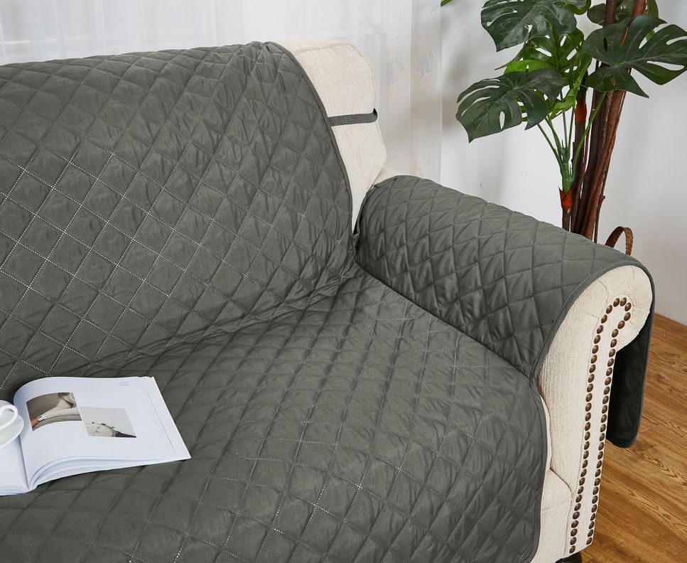 Funda para sofá 1 cuerpo gris 78 x 85 cm-2