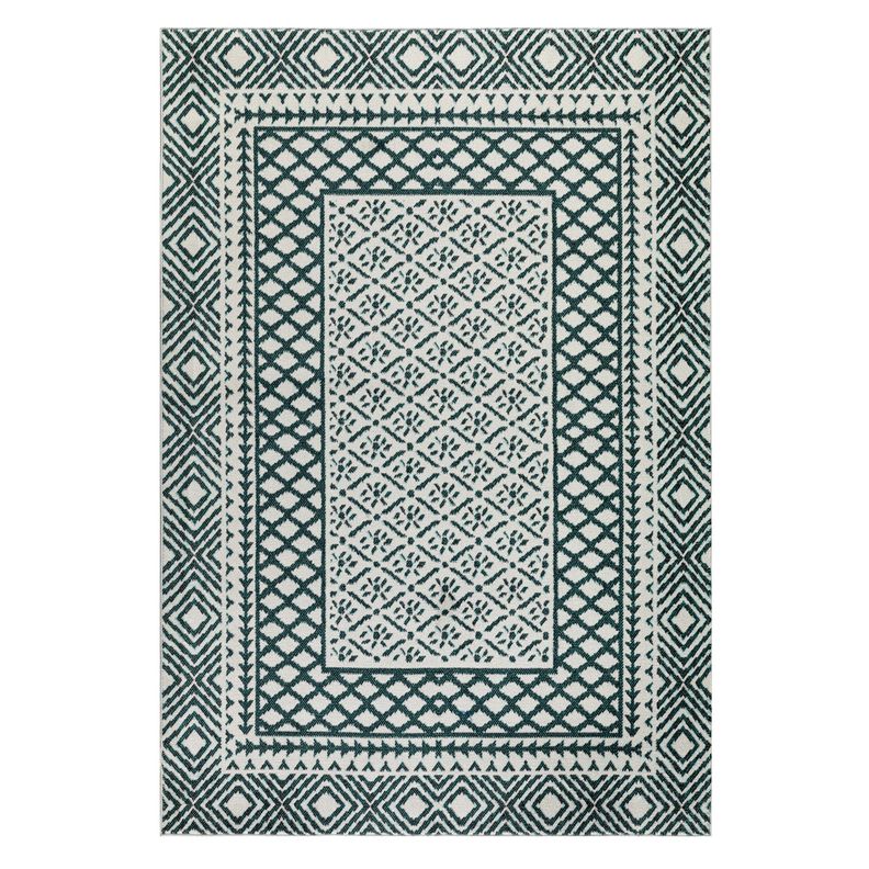 Bajada de Cama Arizona 529 Azul 60 x 90 cm -0
