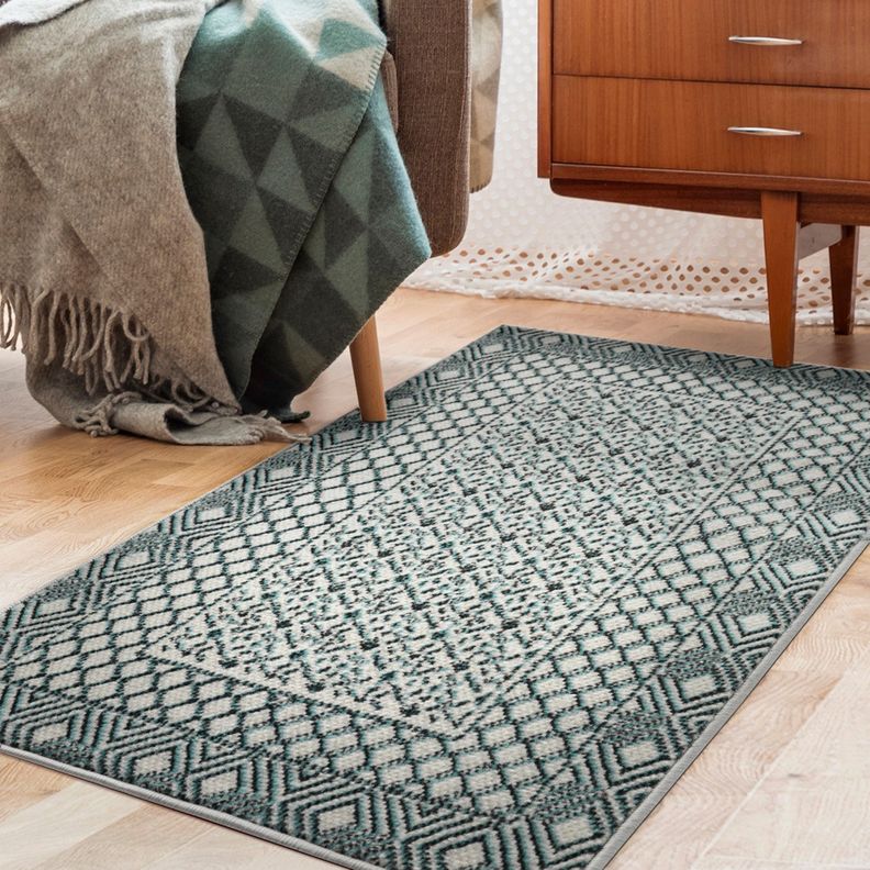 Bajada de Cama Arizona 529 Azul 60 x 90 cm -1