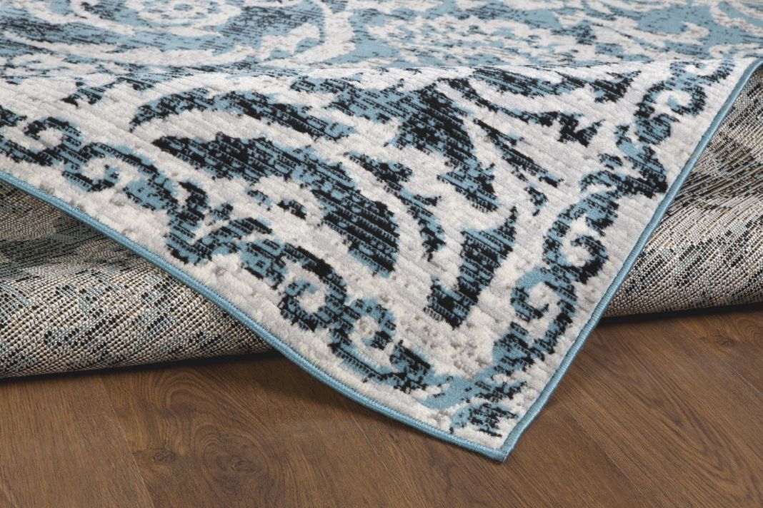 Alfombra Kashan King 506 Azul 244 x 305 cm-3