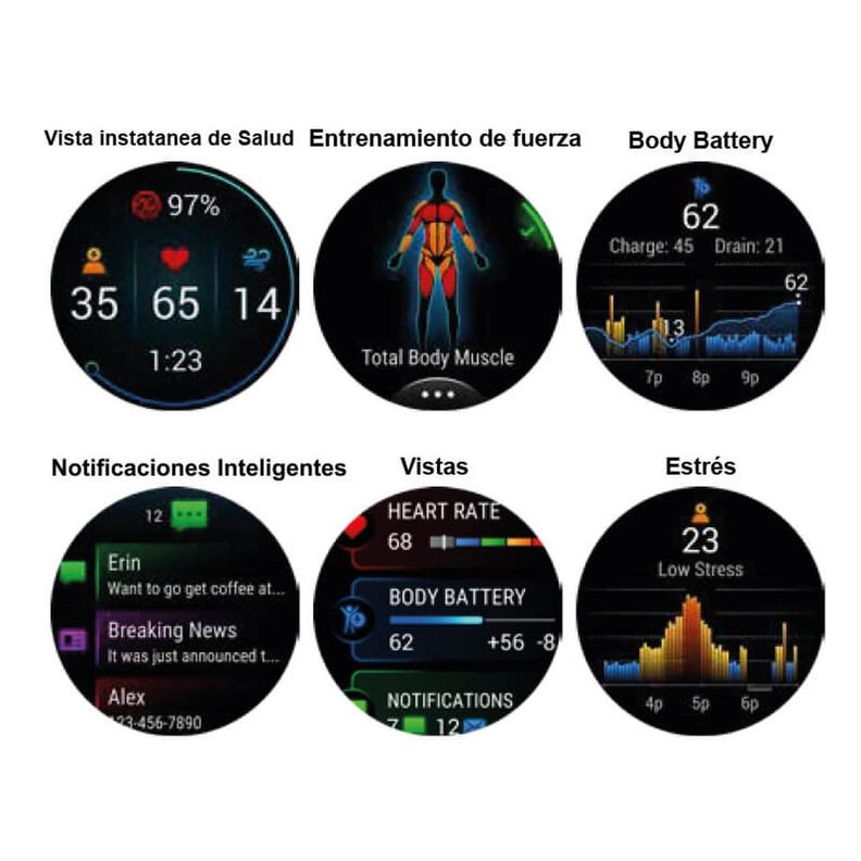 Reloj Garmin Smart Unisex 010-02429-13-4
