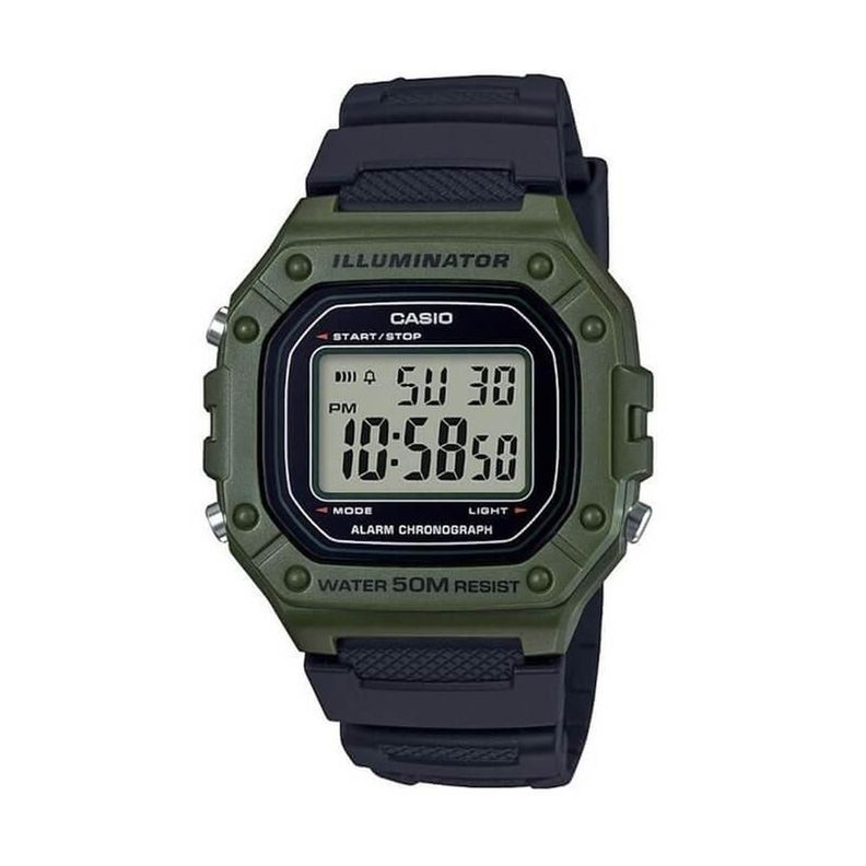 Reloj Casio Digital Hombre W-218H-3AV-0
