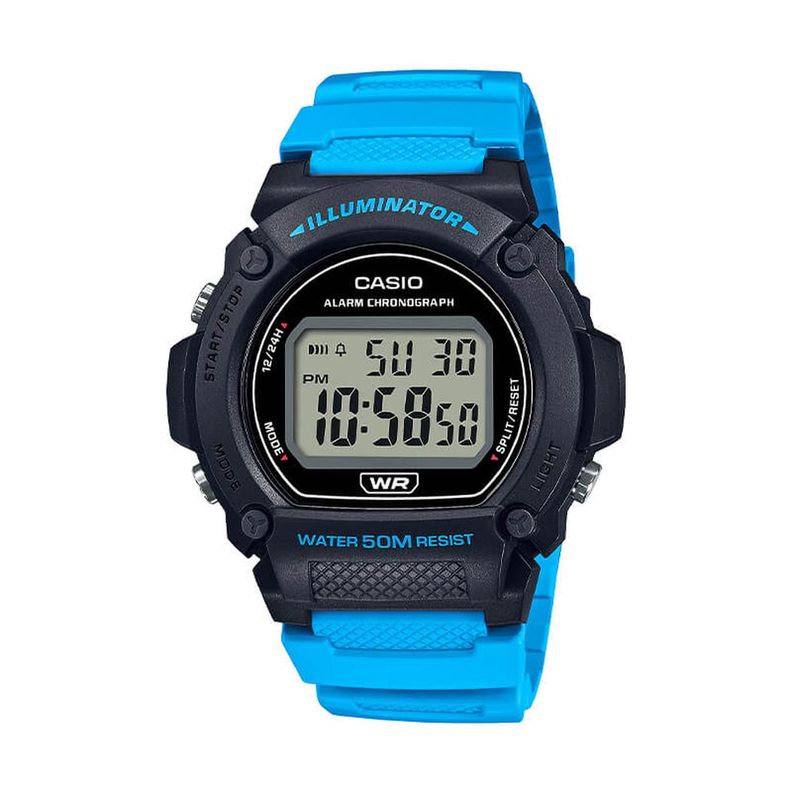 Reloj Casio Digital Unisex W-219H-2A2V-0