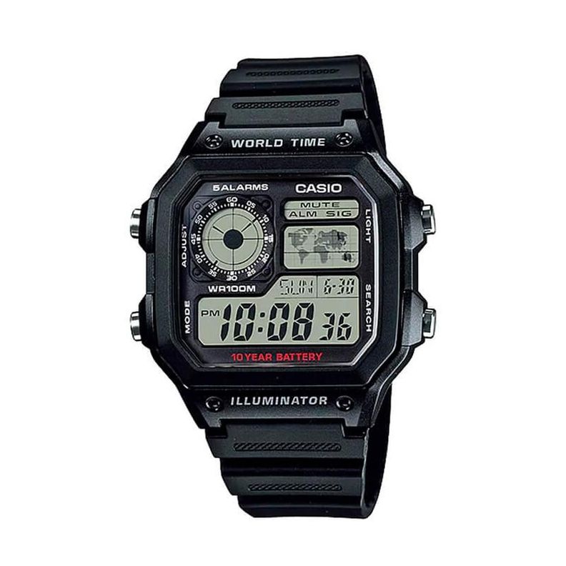 Reloj Casio Digital AE-1200WH-1AV-0
