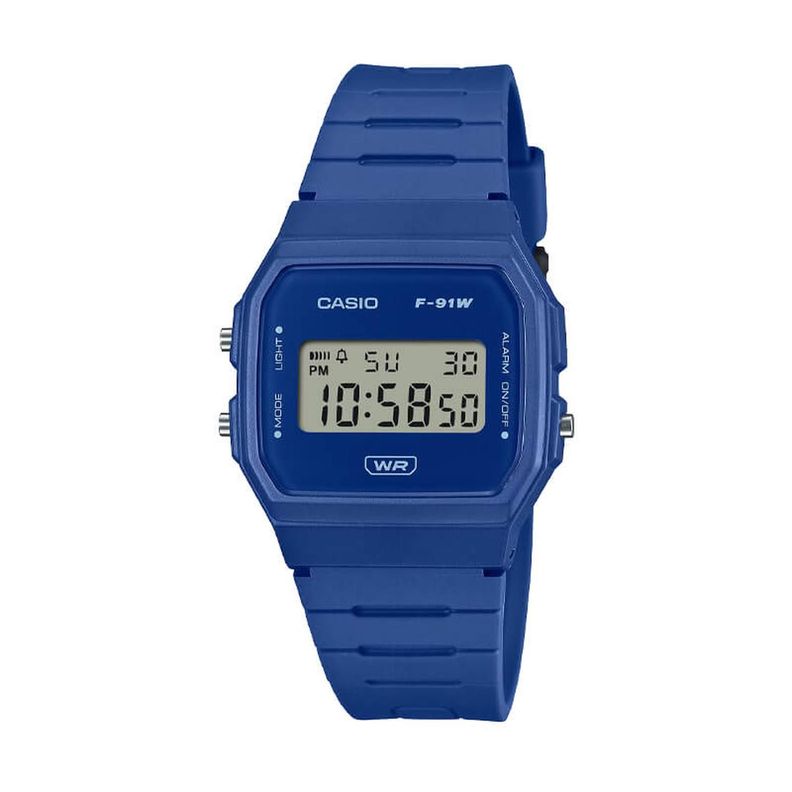 Reloj Digital Casio Unisex F-91WB-2A1 Azul