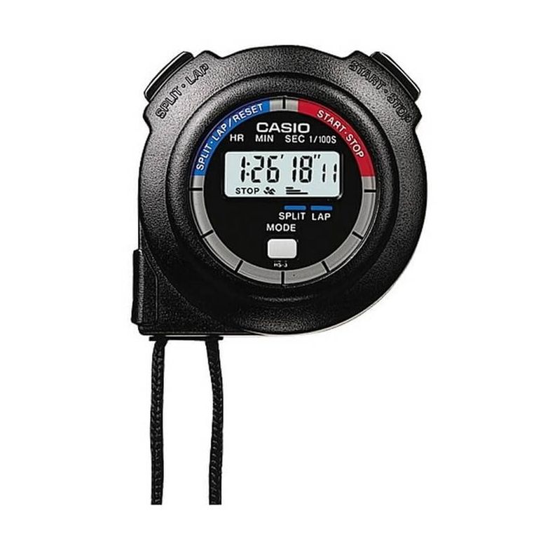 Cronometro Casio Unisex HS-3V-1R Negro