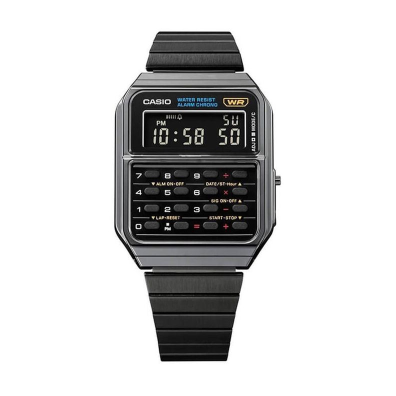 Reloj Digital Casio Unisex CA-500WEGG-1B-1