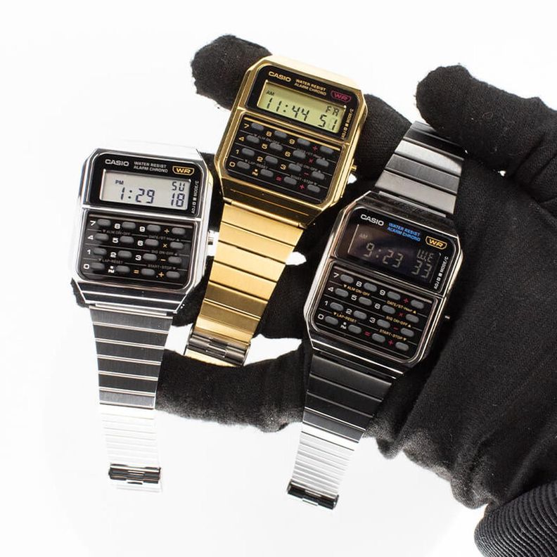 Reloj Digital Casio Unisex CA-500WEGG-1B-3