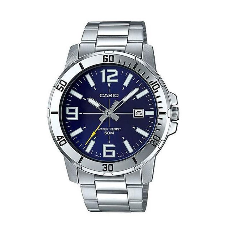 Reloj Casio Analogo MTP-VD01D-2BV Plateado