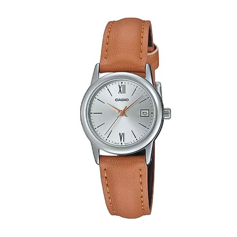 Reloj Analogo Casio Mujer LTP-V002L-7B3 Cafe