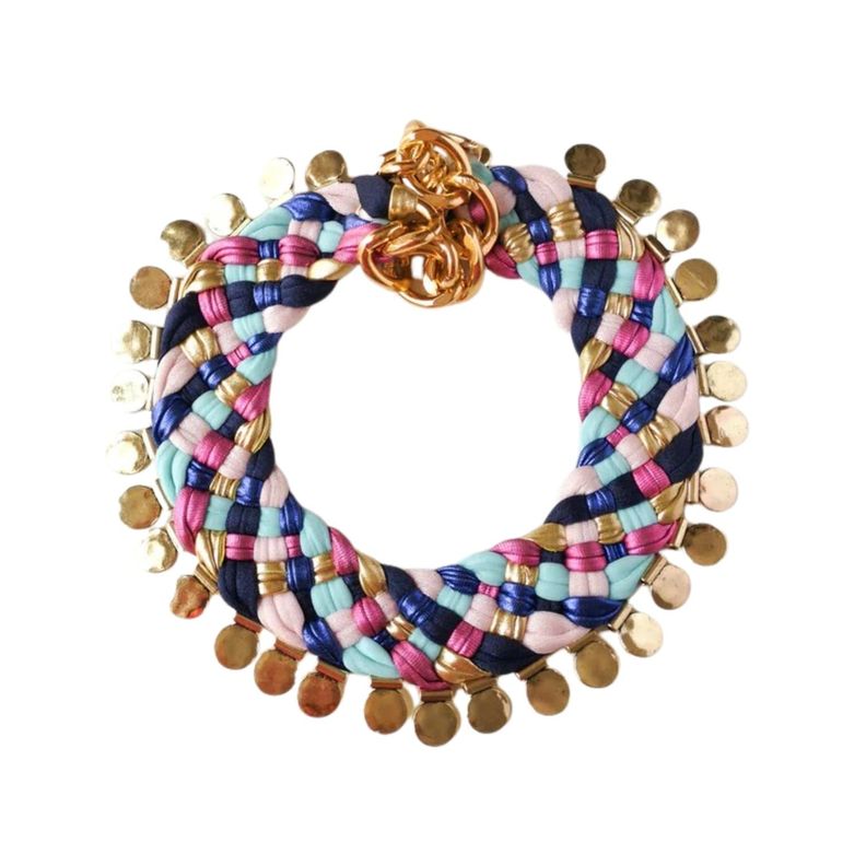 Maria La Biyux Collar Candy Crush Azul