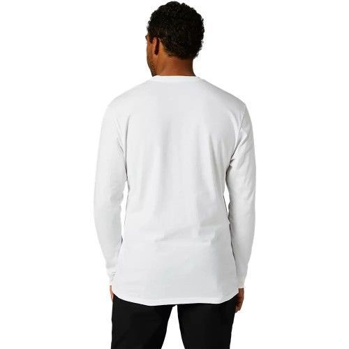 Polera FOX Manga Larga RKANE PREMIUM Blanco-1