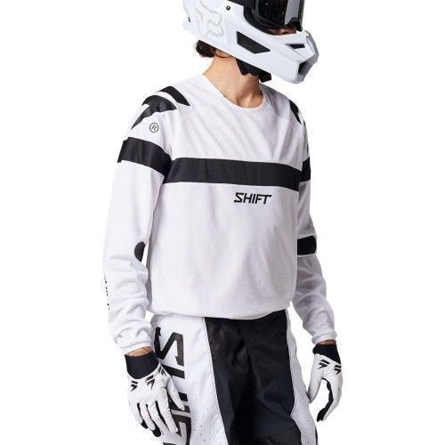 Jersey SHIFT Whit3 Label Blanco Negro-0