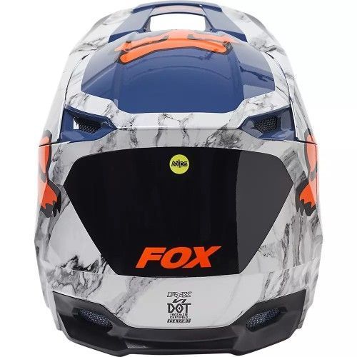 Casco FOX V1 KARRERA Azul-3