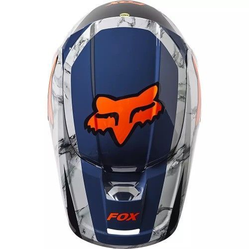 Casco FOX V1 KARRERA Azul-2