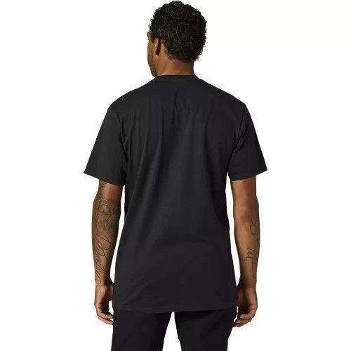Polera FOX Manga Corta LEGACY HEAD Negro-1