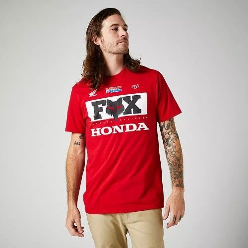 Polera FOX HONDA Premium Roja -0