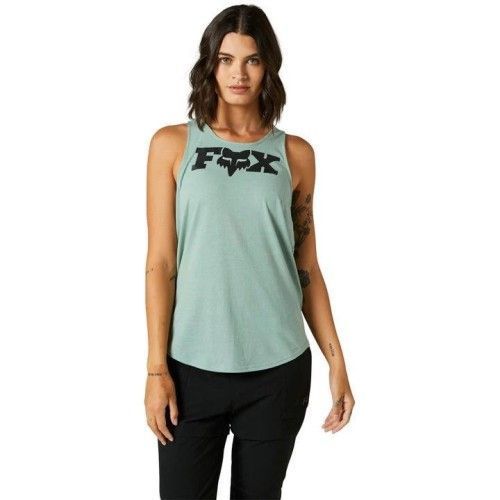 Polera Mujer FOX Sin Manga BRACER Verde-0