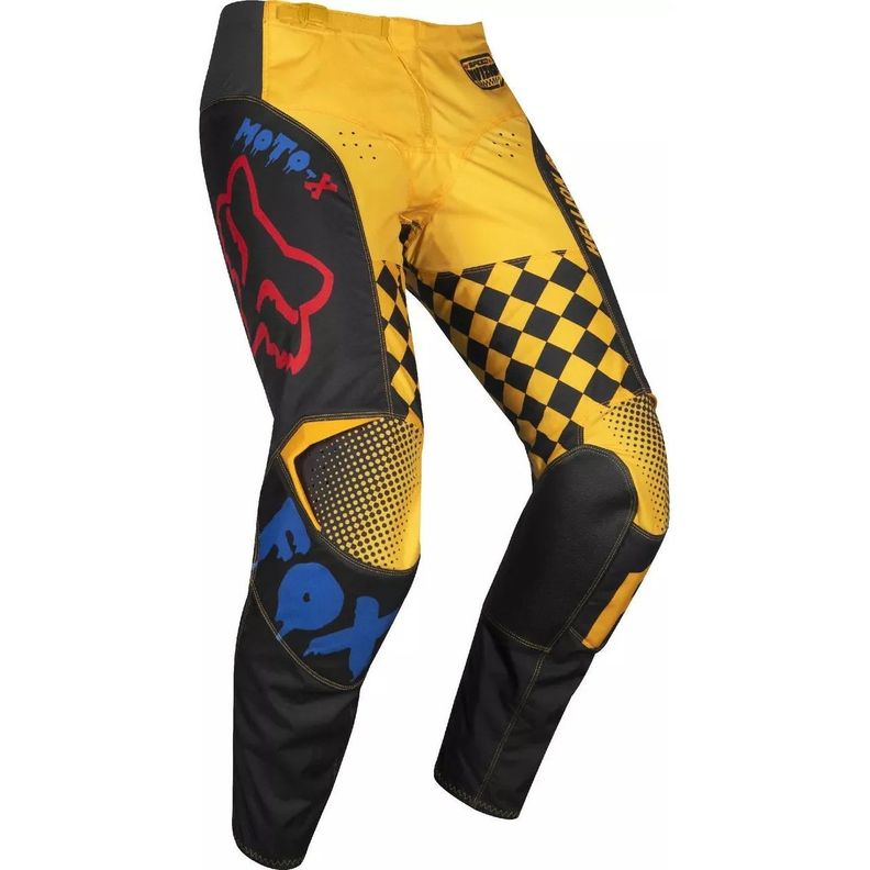 Pantalón Niño FOX RACING 180 Czar Amarillo-0