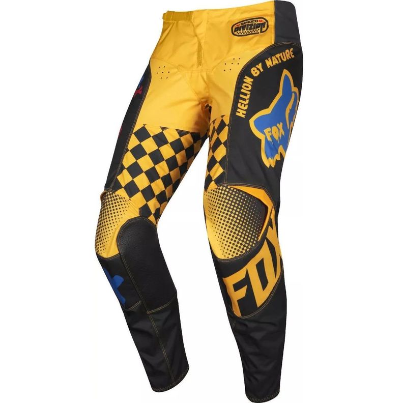 Pantalón Niño FOX RACING 180 Czar Amarillo-2