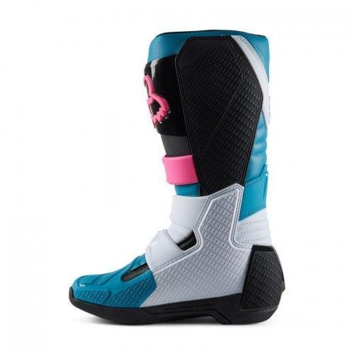 Botas FOX RACING COMP Celeste Rosada-2