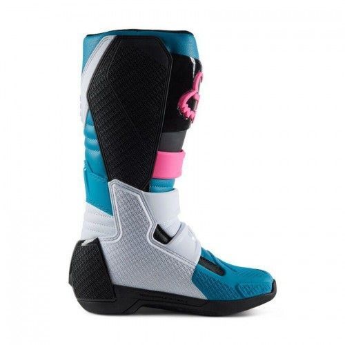 Botas FOX RACING COMP Celeste Rosada-3