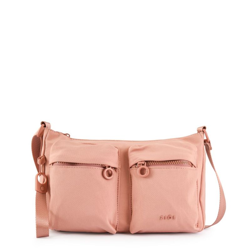 Cartera bandolera veby mediana rosa viejo Rosado
