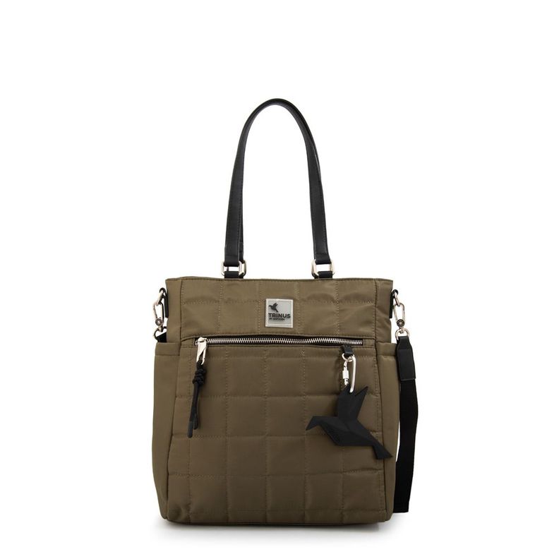 Cartera tote shopping belina grande verde oliva Verde Olivo