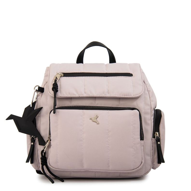 Mochila lizel mediana blanco crudo