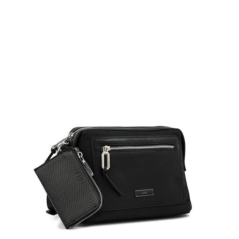 Cartera bandolera mediana zia negro especial-1